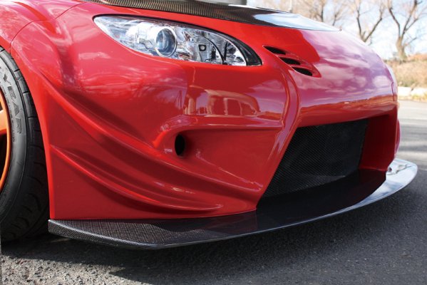 Front Bumper T-N/S Lip Spoiler (Carbon)