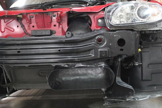 Intake Ram Deka Duct (FRP + Black Gel Coat)