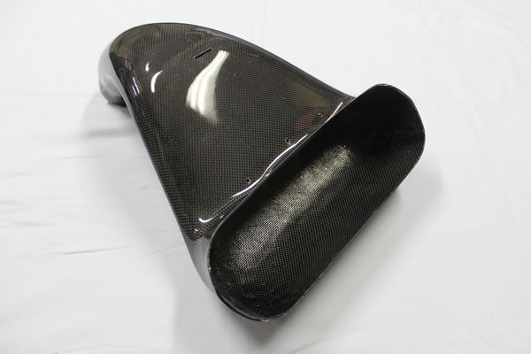 Intake Ram Deka Duct (FRP + Black Gel Coat)